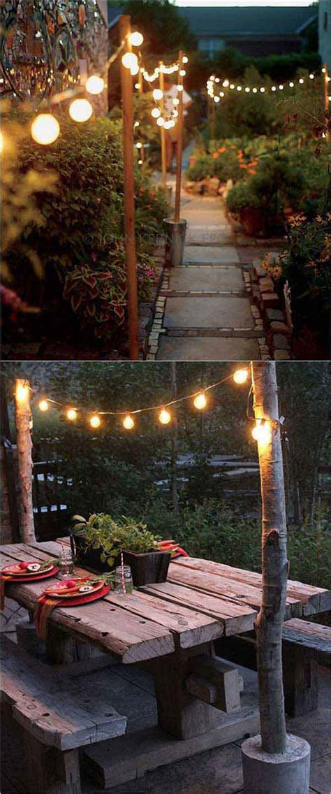 20+ DIY Backyard Lighting Ideas | Styletic