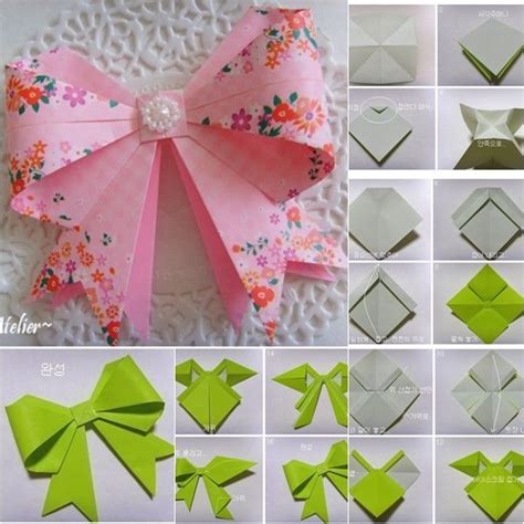 DIY Cute Origami Bow | DIY & Crafts | Pinterest | Origami, Origami ...