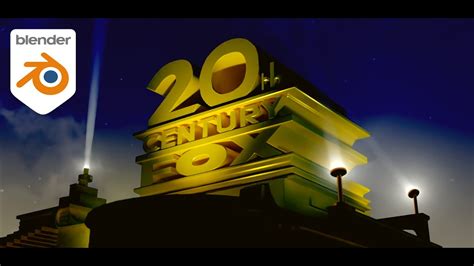 20th century fox logo animation in blender 3.3 - My first attempt ...