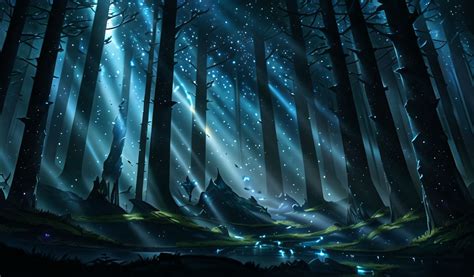 Night forest by FixKung on DeviantArt