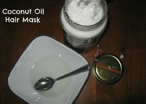 Super Easy Coconut Oil Hair Mask