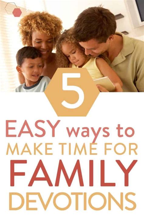 5 Ways To Find Time For Family Devotions