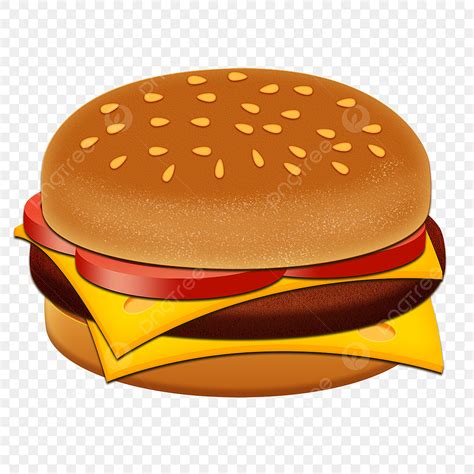 Burger Clipart Hd PNG, Burger, Beautiful, Cheese PNG Image For Free ...