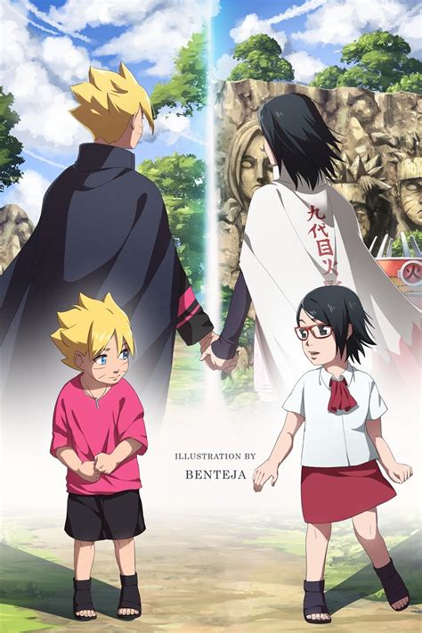 Dessin Boruto Sarada Mitsuki Naruto Sasuke And Sakura - IMAGESEE