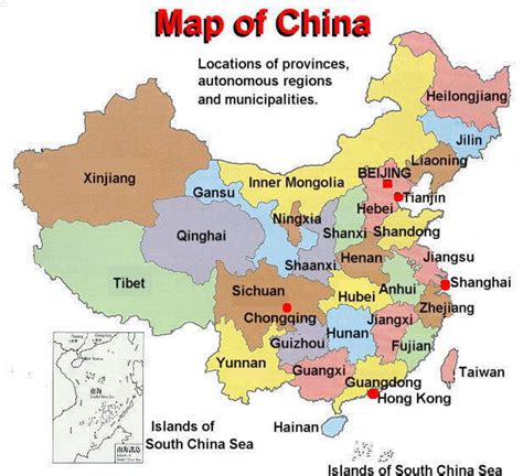 China Map, China City Map, China Atlas