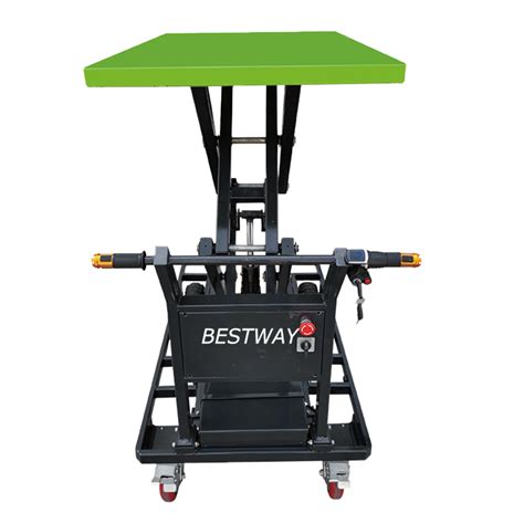 Electric Powered Lift Hydraulic Scissor Cart ET300H 1000 Lbs - Bestway ...