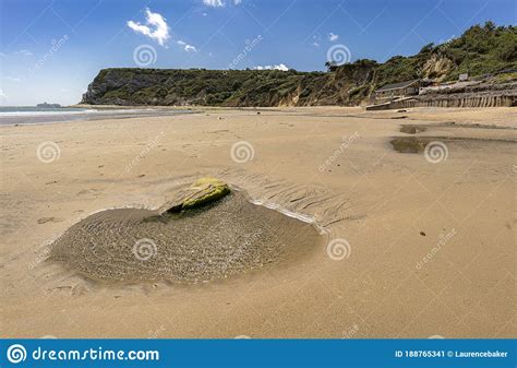 Whitecliff Bay, Bembridge, Isle of Wight, UK Stock Image - Image of ...