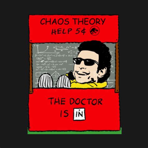 Dr Malcolm Chaos Theory - Jeff Goldblum - T-Shirt | TeePublic