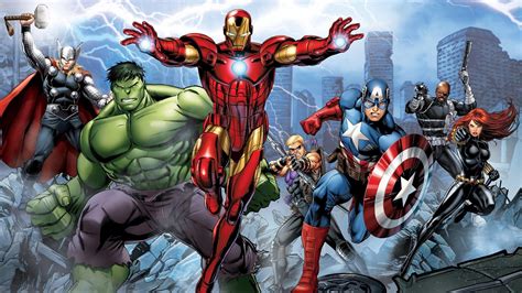 3840x2160 Resolution Marvel's Avengers Assemble Comic 4K Wallpaper ...