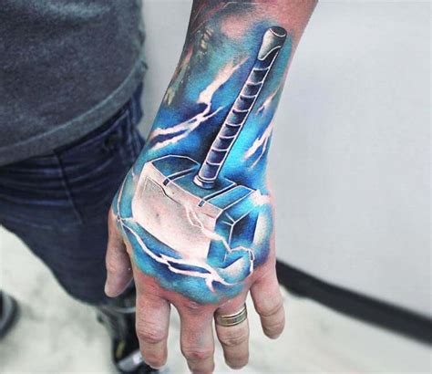 Hammer of Thor tattoo by Khail Tattooer | Post 21278