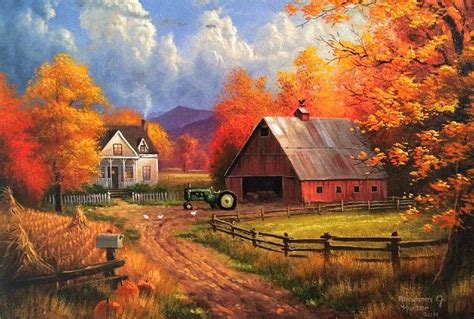 Autumn Farm Scene Wallpapers - Wallpaper Cave