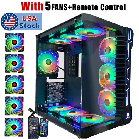 Gaming Computer PC Case, ATX Mid Tower,Tempered Algeria, 58% OFF