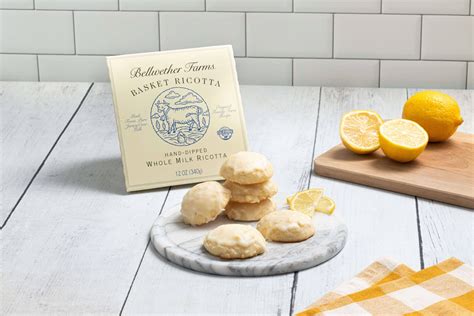 Lemon Ricotta Cookies - Bellwether Farms