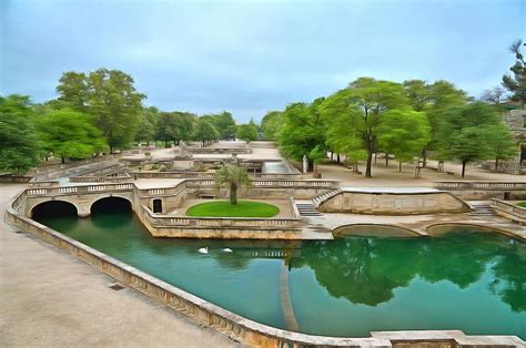 Jardins De La Fontaine Nimes1 Photograph by Scott Carruthers - Fine Art ...