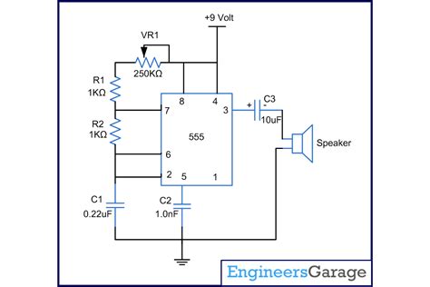 555 Astable Circuit Diagram