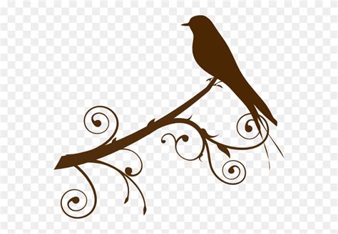 Bird Branch Clip Art - Clip Art Bird On Branch - Png Download (#5474191 ...