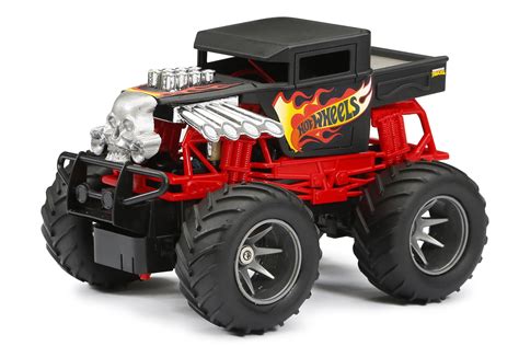 Buy New Bright RC 1:24 Scale Hot Wheels Monster Truck - Bone Shaker ...