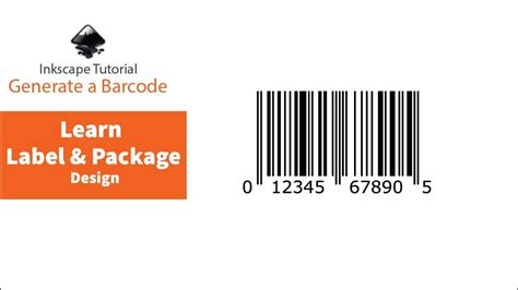 make a barcode for package design - YouTube