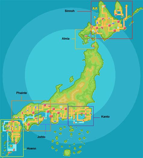 Pokemon Regions by Jarino on DeviantArt