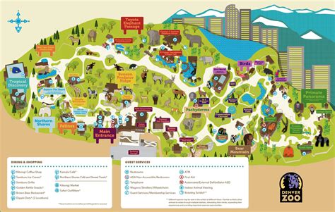 Denver Zoo map - Ontheworldmap.com