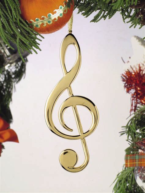 Buy Treble Clef Christmas Ornament | Music Gift | Christmas | Music ...