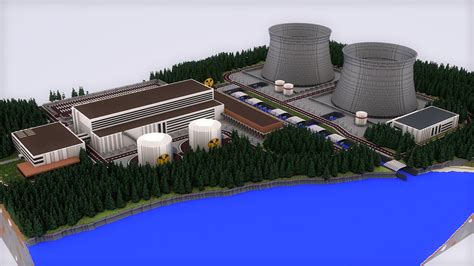 Nuclear Power Plant Minecraft Map