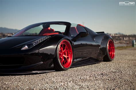 Widebody Liberty Walk Ferrari 458 Spider - Right Foot Down