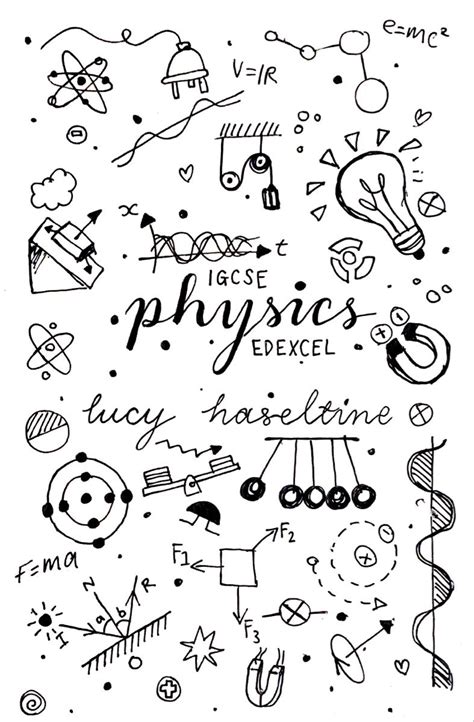 physics cover page | School book covers, Physics notebook cover ideas ...