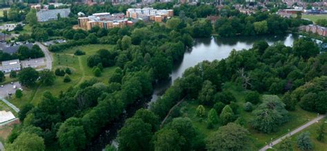 Whiteknights campus at University of Reading