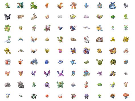 Pokémon Ruby/Sapphire/Emerald - Hoenn Pokédex | Pokémon Database