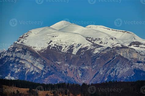 Snowy mountain landscape 15737457 Stock Photo at Vecteezy