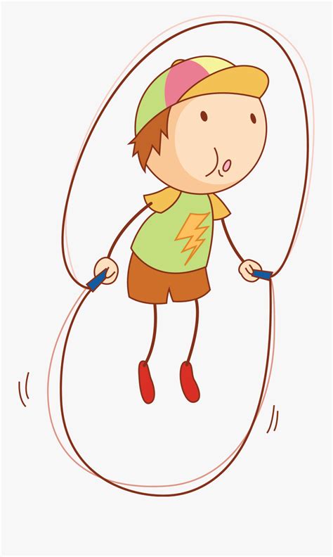 Child Skipping Cartoon , Free Transparent Clipart - ClipartKey