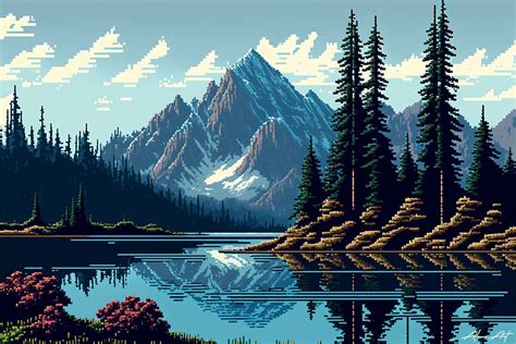 Pixel Art Landscape Cool Pixel Art Pixel Art Design – NBKomputer