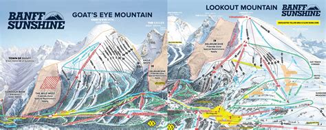 Banff Sunshine Village – Trail Map – Alberta