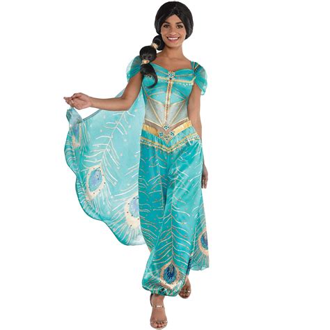 Party City Jasmine Whole New World Halloween Costume for Women, Aladdin ...