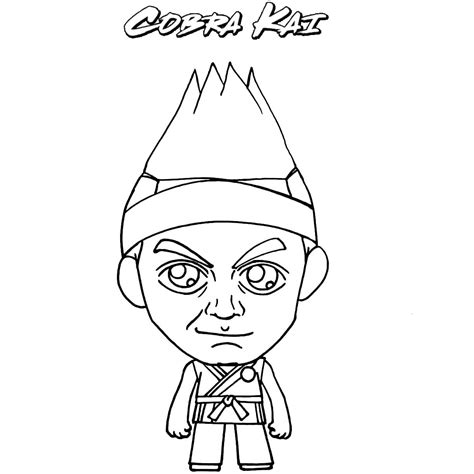 Cobra Kai Printable Coloring Pages