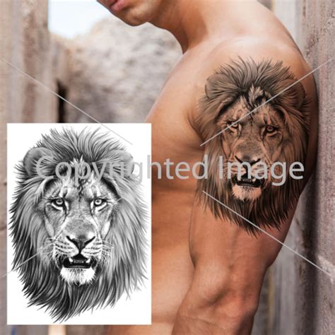 Roar with Style: Get a Lion Tattoo on Your Face and Watch Heads Turn!