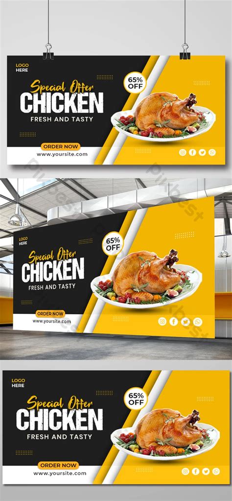 Special Offer Chicken Web Banner Design | PSD Free Download - Pikbest