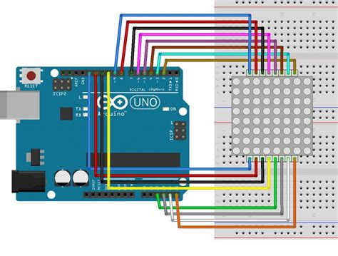 Arduino lesson – 8×8 LED matrix « osoyoo.com