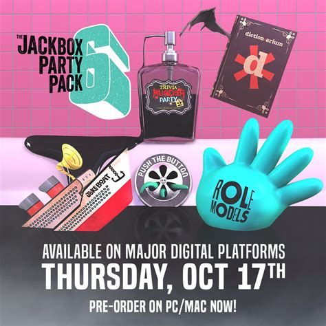 The Jackbox Party Pack 6 launches October 17