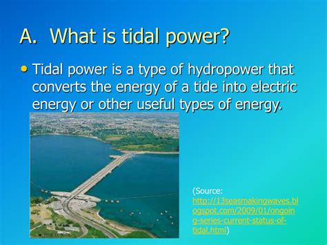 PPT - TIDAL POWER PowerPoint Presentation, free download - ID:3577643