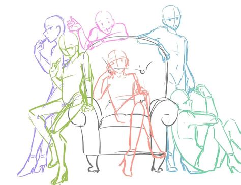 View 23 Anime Group Poses Drawing Reference - imagechickenbox