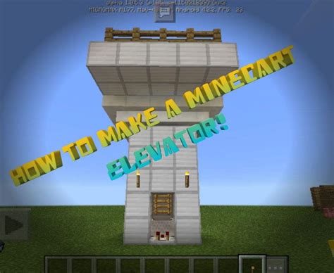 ⏩ How to make a Minecart Elevator! ⏪ | Minecraft Amino