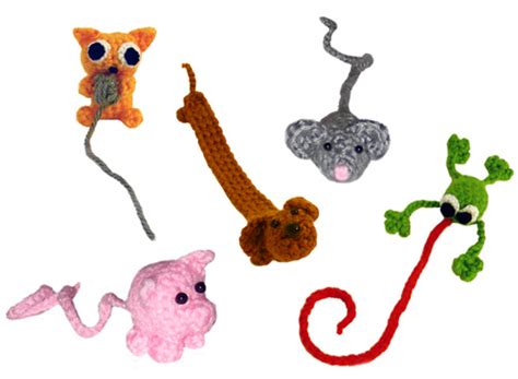 Crochet Spot » Blog Archive » Crochet Pattern: Animal Bookmarks ...