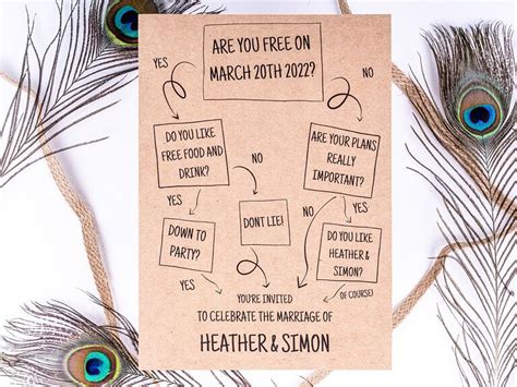 Funny Wedding Invitations For Couples With a Sense of Humor