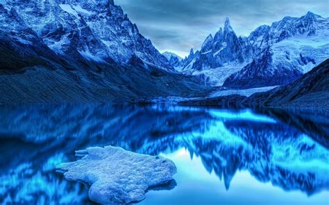 landscape, Mountain, Lake, Snow, Ice Wallpapers HD / Desktop and Mobile ...