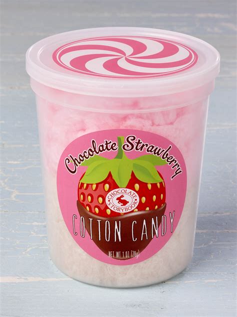 Chocolate Covered Strawberry Cotton Candy - My Gourmet Cotton Candy