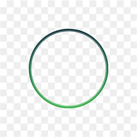 Green gradient circle free transparent png