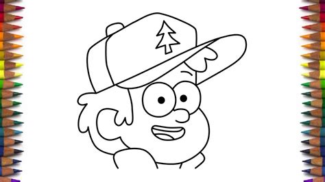 Gravity Falls Dipper Drawing