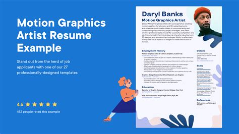 Motion Graphics Artist Resume Examples & Templates (2025) · Resume.io